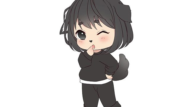 伍月贰拾教育分享——教你画Q版萌宠效果制作(下)