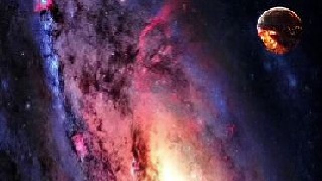 一颗流浪行星被黑洞捕获，黑洞毫不留情将它纳为囊中之物。