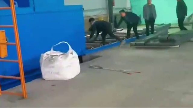 膜结构抛丸机  通过式抛丸机 抛丸机视频 钢板抛丸机