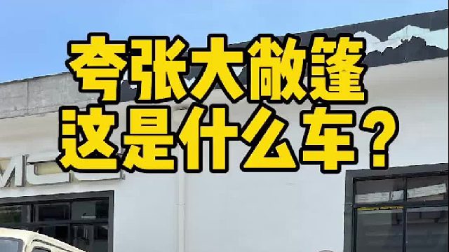 如此夸张的敞篷，你绝对猜不到的车！