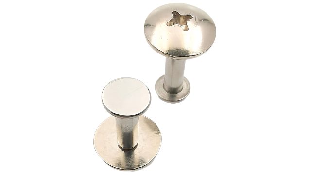 镜面304不锈钢平头子母对锁铆钉