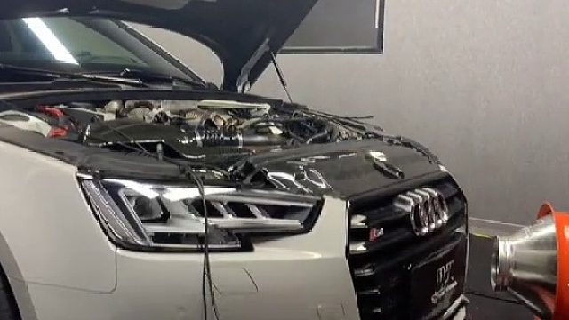 奥迪s4 HDP三阶程序低增压版本，轮上马力521匹714牛米