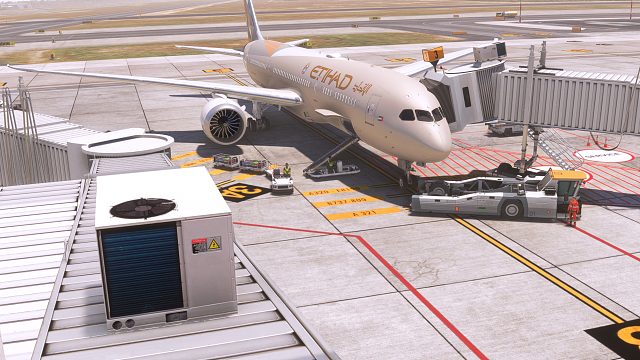 波音787降落梅里达国际机场