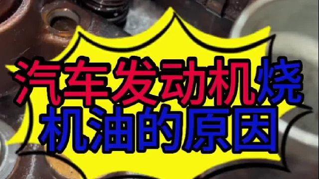 汽车发动机烧机油的原因？