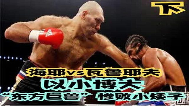 海耶vs瓦鲁耶夫（下）：以小博大，“东方巨兽”败于小矮子之手！ （2）