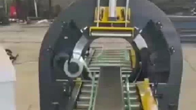 全自动水平缠绕机长条物品包装机