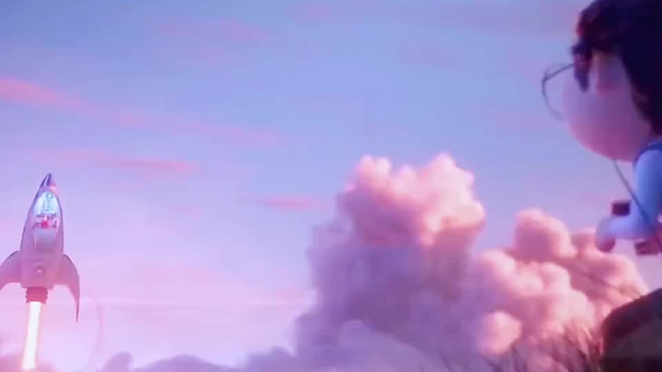 一个火箭正在升空#二次元动漫  #动漫治愈系
