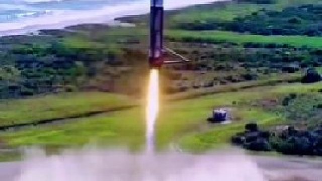 火箭回收重复使用。