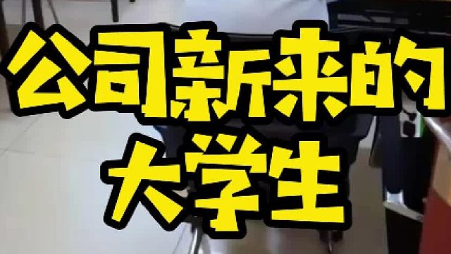 公司新来的大学生