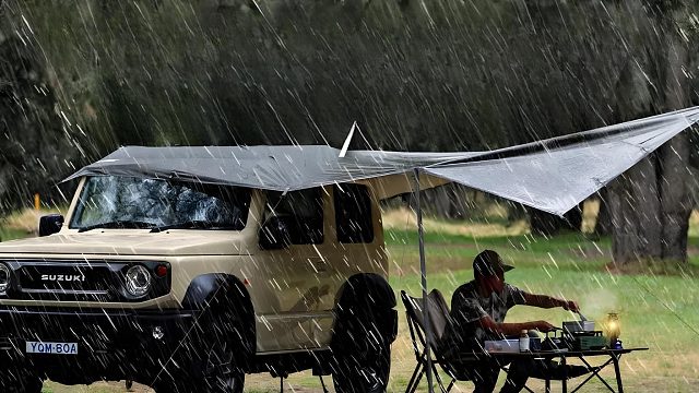 一人汽车解压雨天露营，看完睡个好觉（第二集）