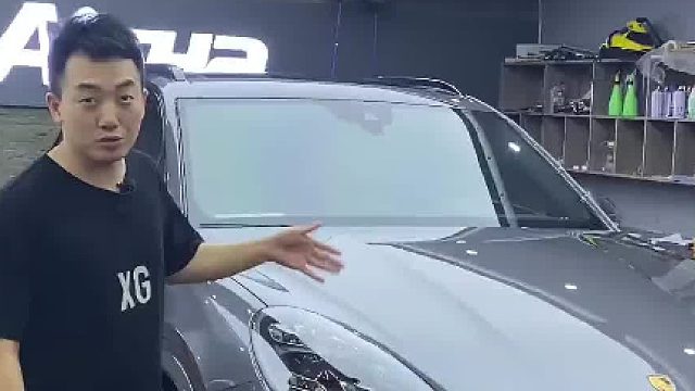 上门取新款保时捷贴车衣，感觉在收二手车！#车衣 #保时捷