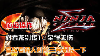 虎牙首份 忍者龍劍傳1Σ 第11關(guān)超忍難度全程真無傷