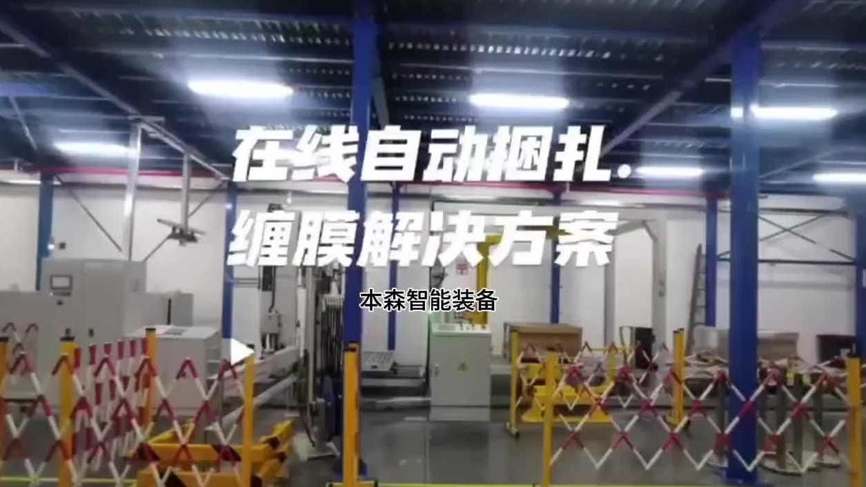 在线自动捆扎缠膜包装机