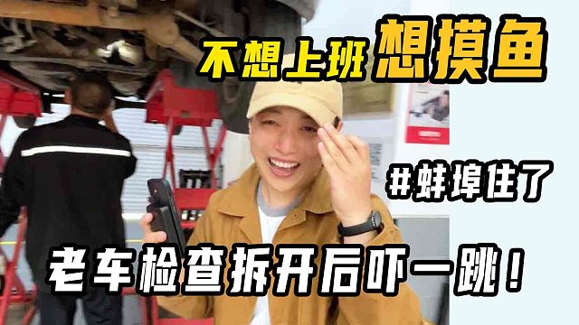 淘到的老车检查拆开后吓一跳，真蚌埠住了