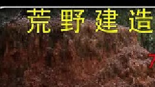 穿山甲一般的男人！不利用任何电动工具搭建山体庇护所（3）