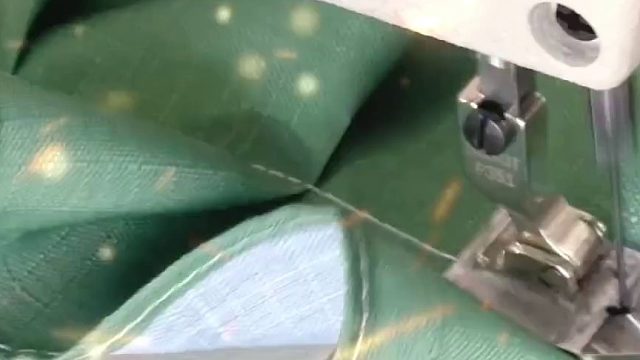 单针链式打折窗帘花边机