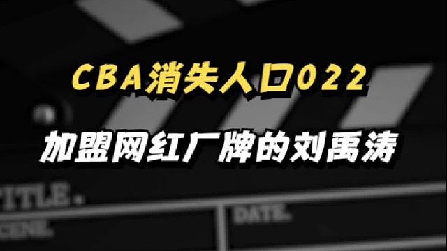盘点近两年CBA消失人口022：集梦116内线大闸，CBA失意人刘禹涛