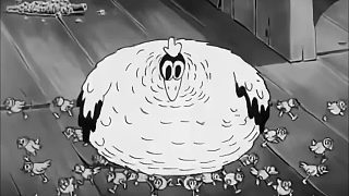 1934年的动画片脑洞究竟有多大，鸡妈妈一家的搞笑日常
