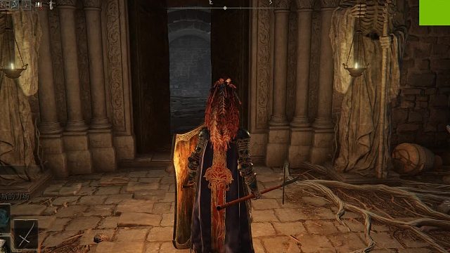 艾尔登法环！腐败守墓斗士！掉落大朵铃兰与腐败守墓斗篷！