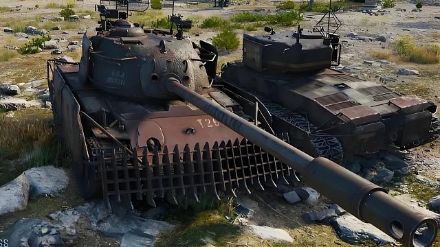 坦克世界 火指导带您玩转钢铁猎手模式 吃鸡黑科技装甲大炮流渡鸦！