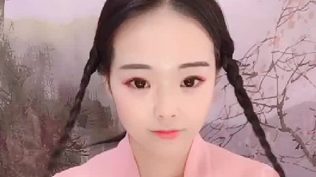 古装汉服发型教程……