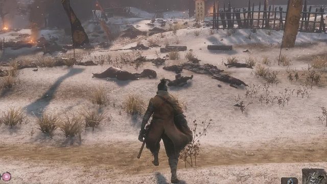 只狼！鬼形部！相对简单的一个boss！