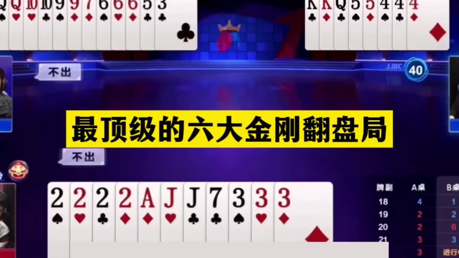 斗地主：最顶级的六大金刚翻盘局！战力第一王炸亮剑！结局逆天