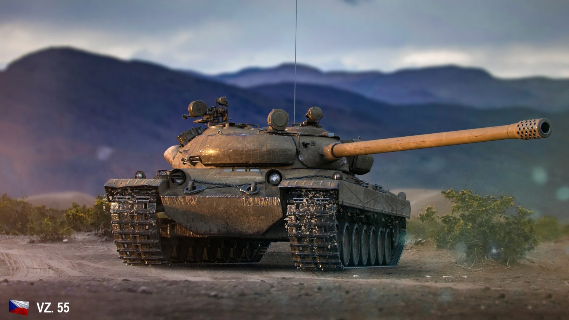 坦克世界 火指导带您了解全新单发VZ55！一局打出10个勋章！超级大魔王系列！