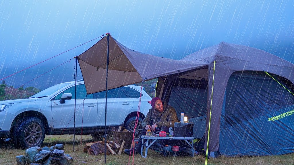 胡子哥大雨中沉浸式露营（第一集）