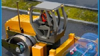 压路机的大滚子是空的，为什么可以产生40吨的压力！