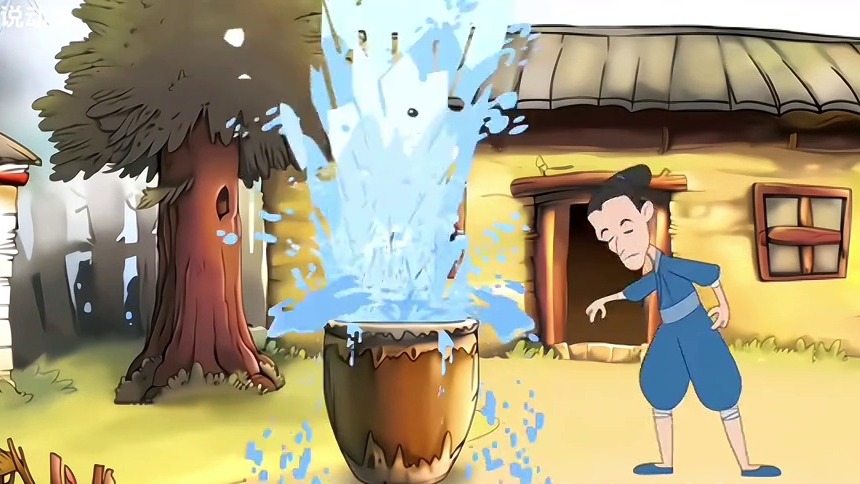 男人用鞭子引来滔天洪水，直接淹没了整个村子！_0