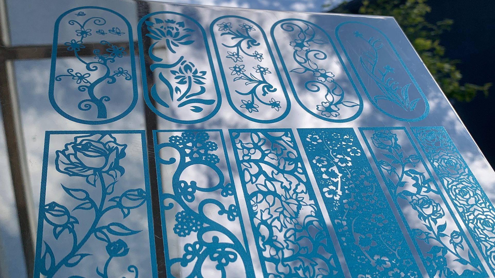 蚀刻打印分享-花儿