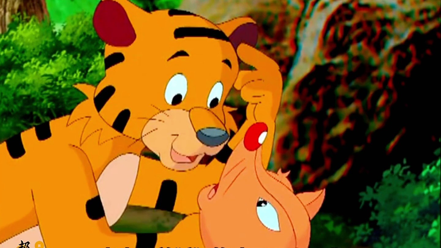 老虎头上的那个“王”字，你知道怎么来的嘛？看完你就知道了！_0