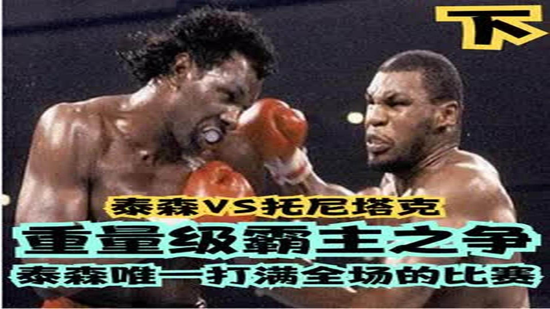泰森VS托尼塔克（下）：重量级霸主之争！泰森唯一打满全场的比赛 （3）