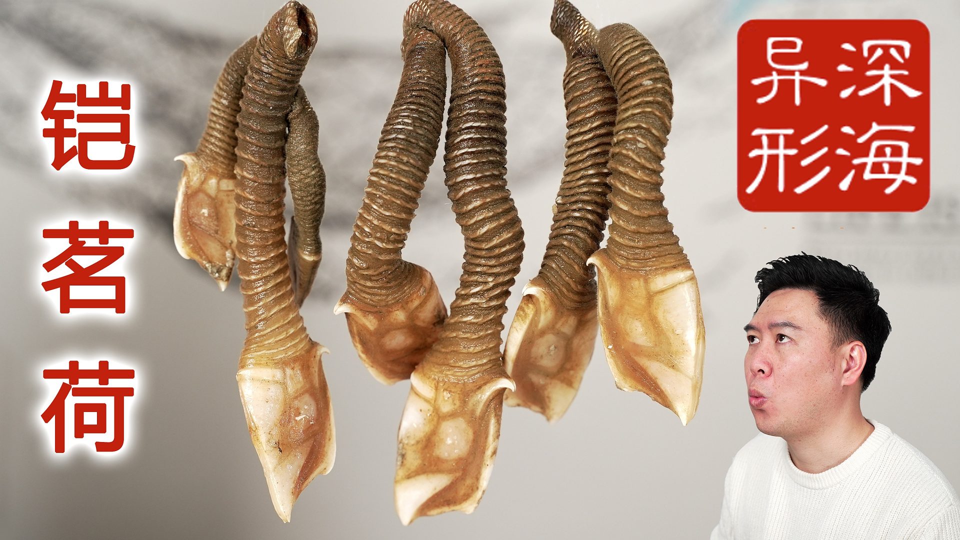 深海异形铠茗荷，据说很鲜美，拿来煮泡面我含泪炫完