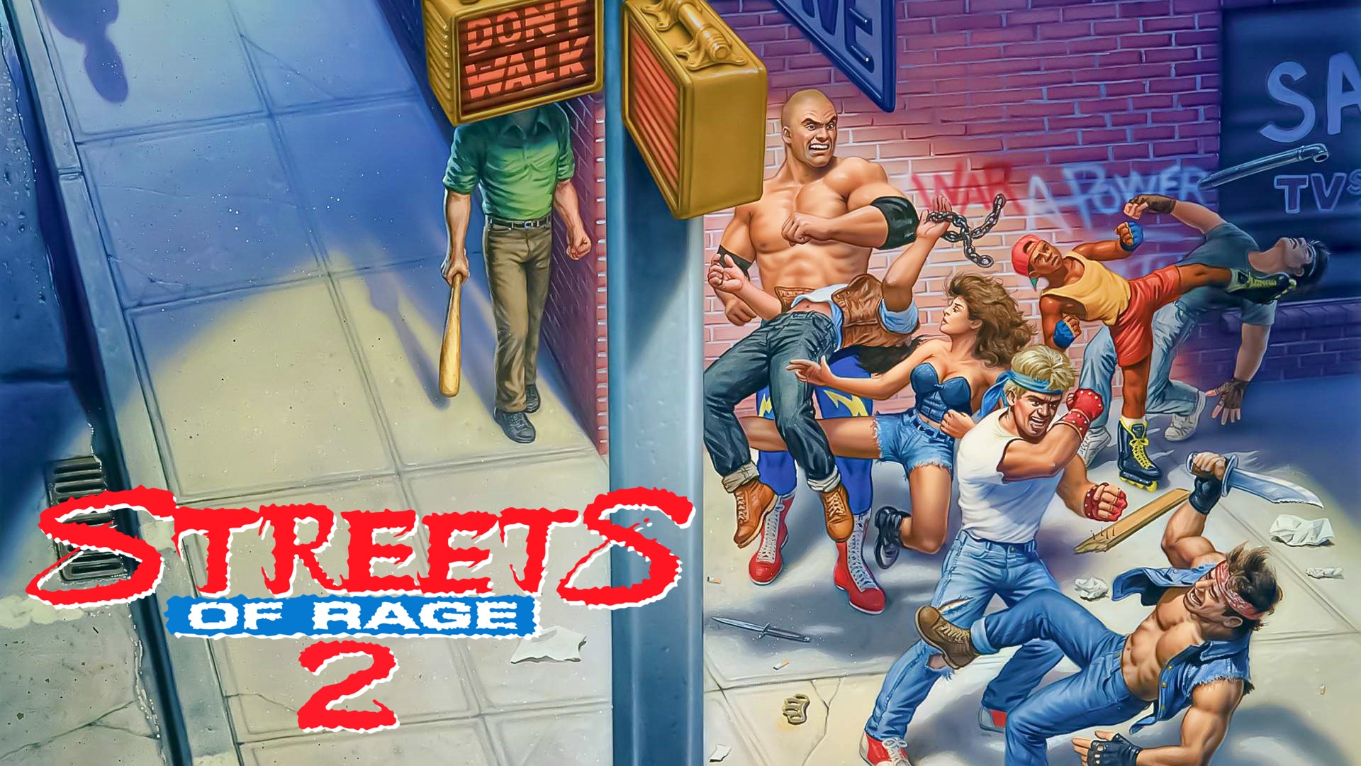 世嘉MD《怒之铁拳2》，就知道选女主，跟谁学的？