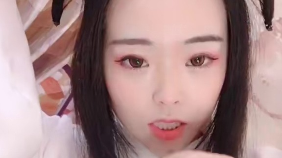 汉服古装盘发发型教程……