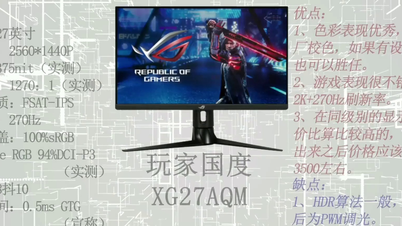 【显示器推荐清单】800-5000元屏幕推荐清单，游戏、设计、办公都有，小白必看4