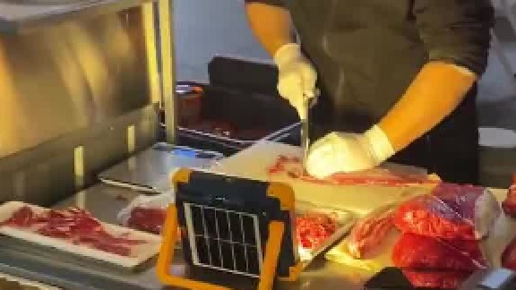58一份的现切牛肉面