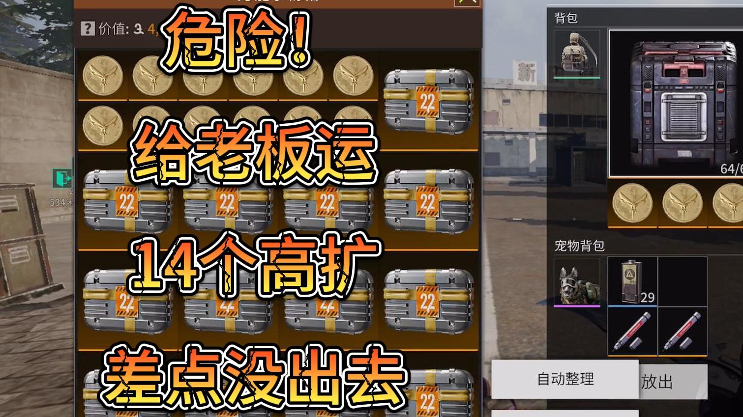 【萤火突击国服】给老板护送13个高扩跟一些币子