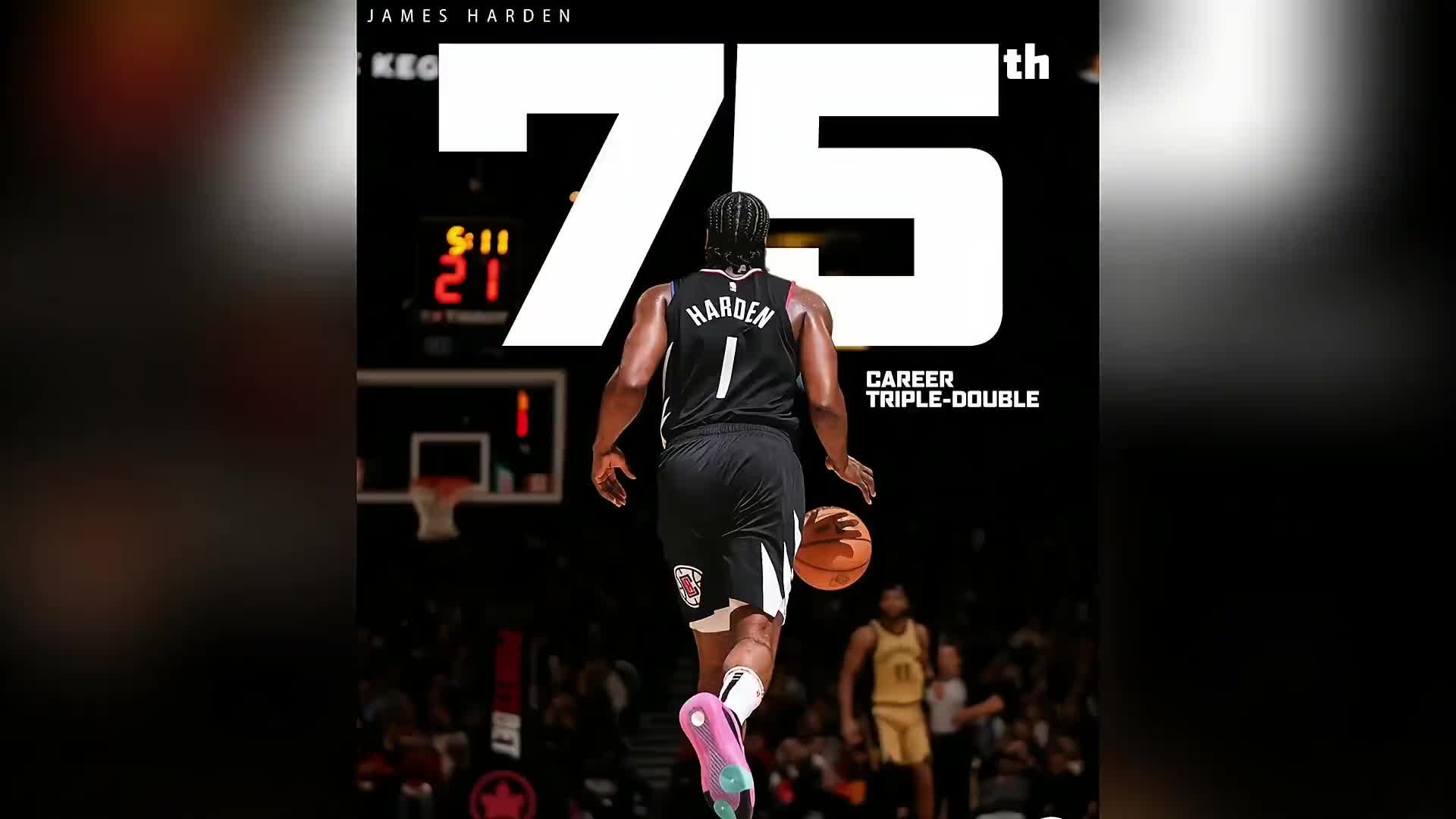 哈登拿下第75次三双，全队赛后疯狂夸赞哈登！