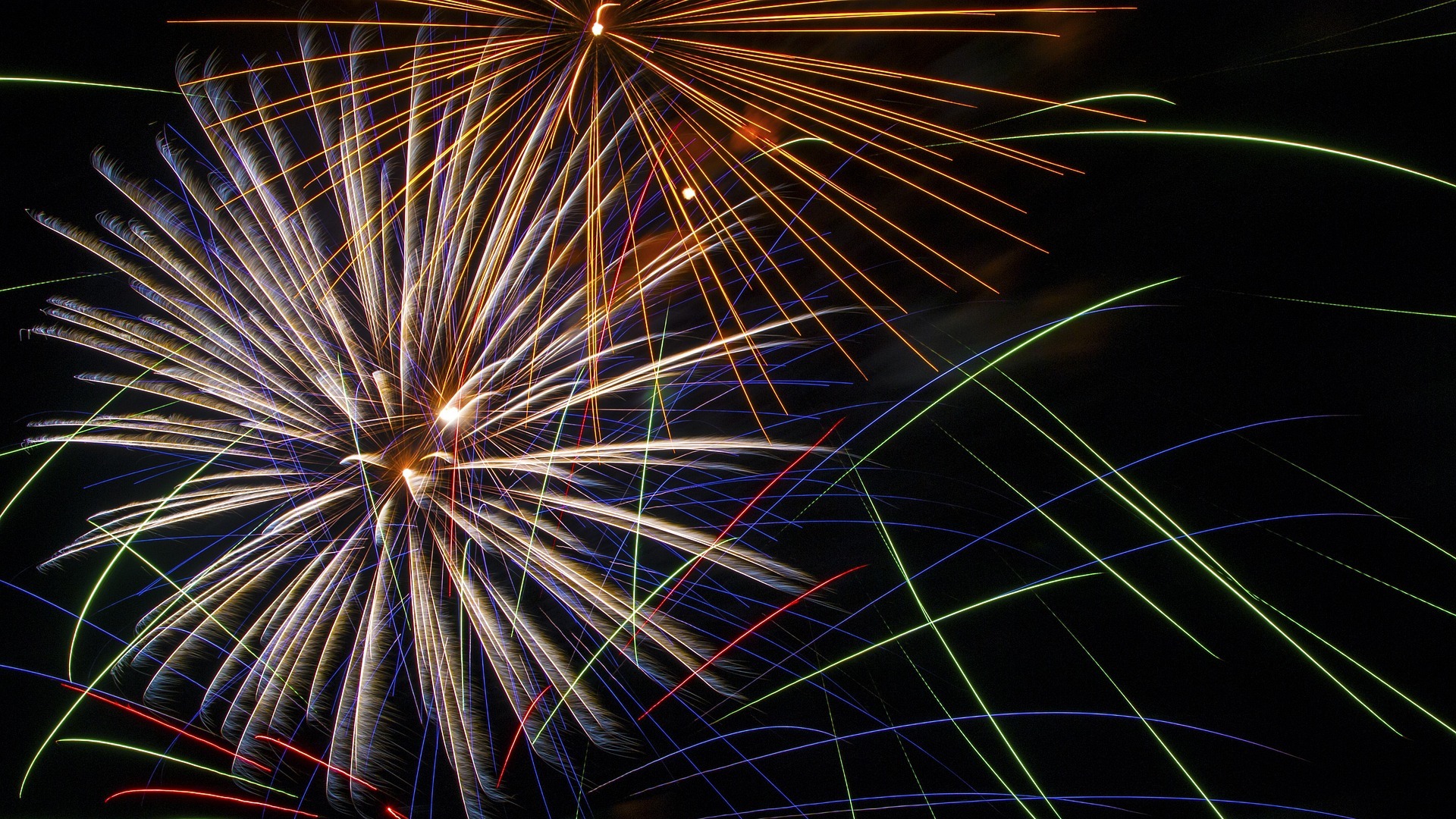 烟花的声音 1 The sound of fireworks 1