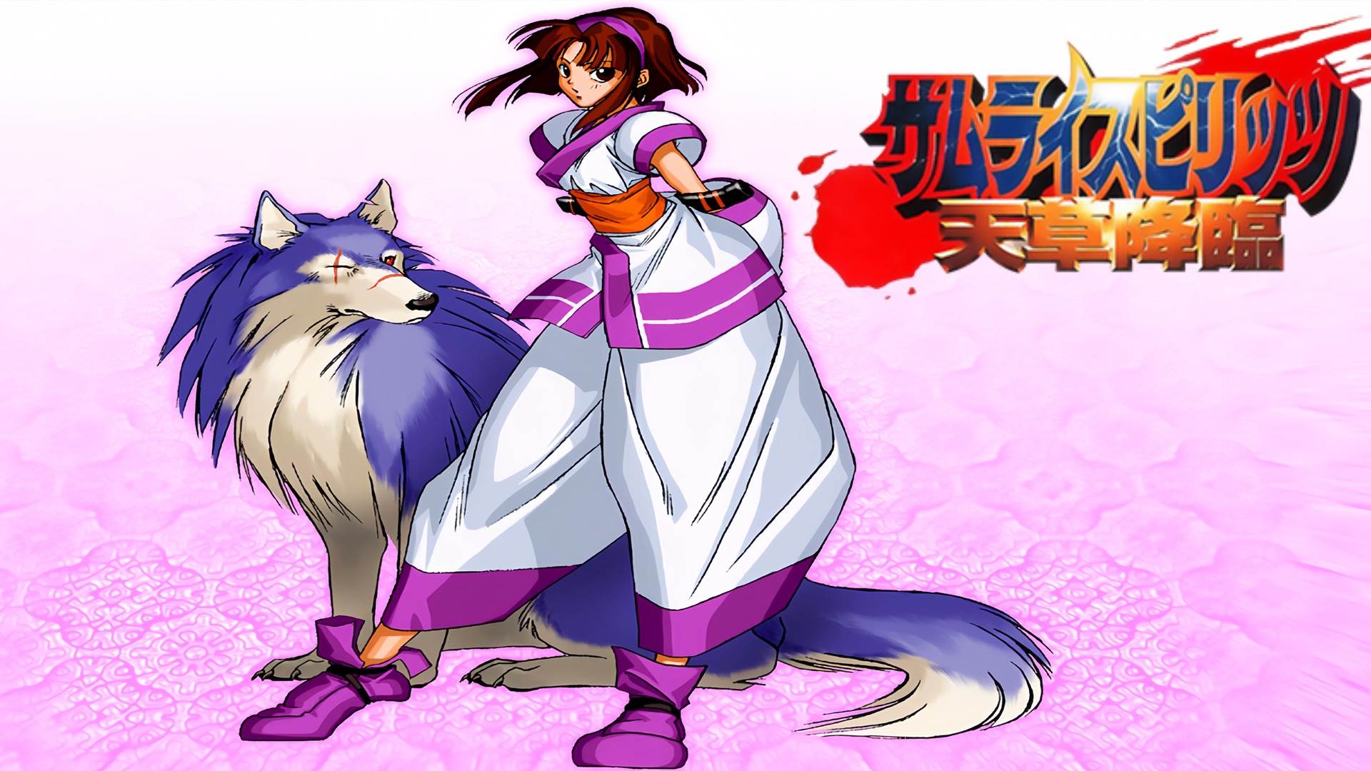 街机游戏《侍魂4》，娜可露露鹰玩够了，开始玩狼