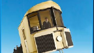 100年前就发明单轨列车的人，真是个天才呀！