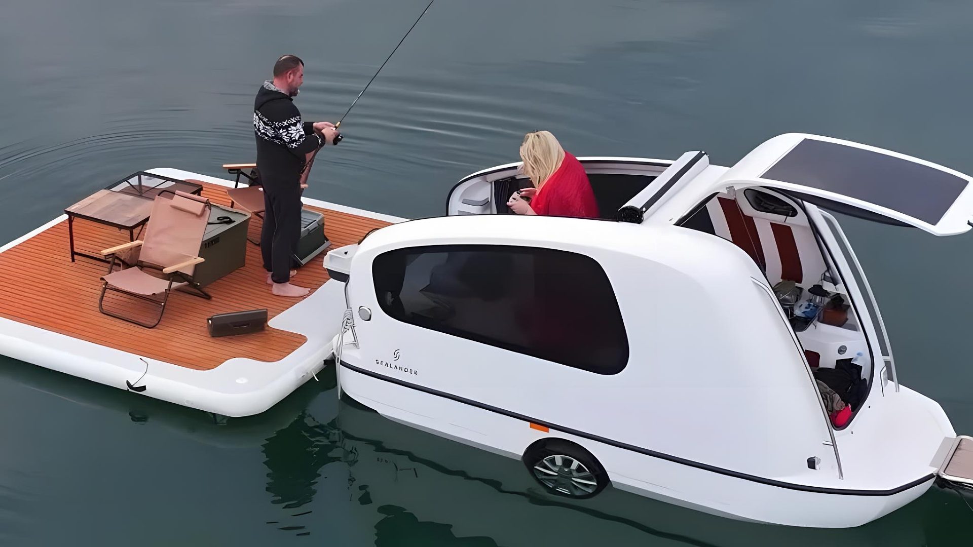 夫妻俩沉浸式水上露营之旅（第一集）