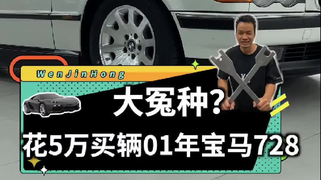 花5万买下01年的宝马728，我是大怨种吗？