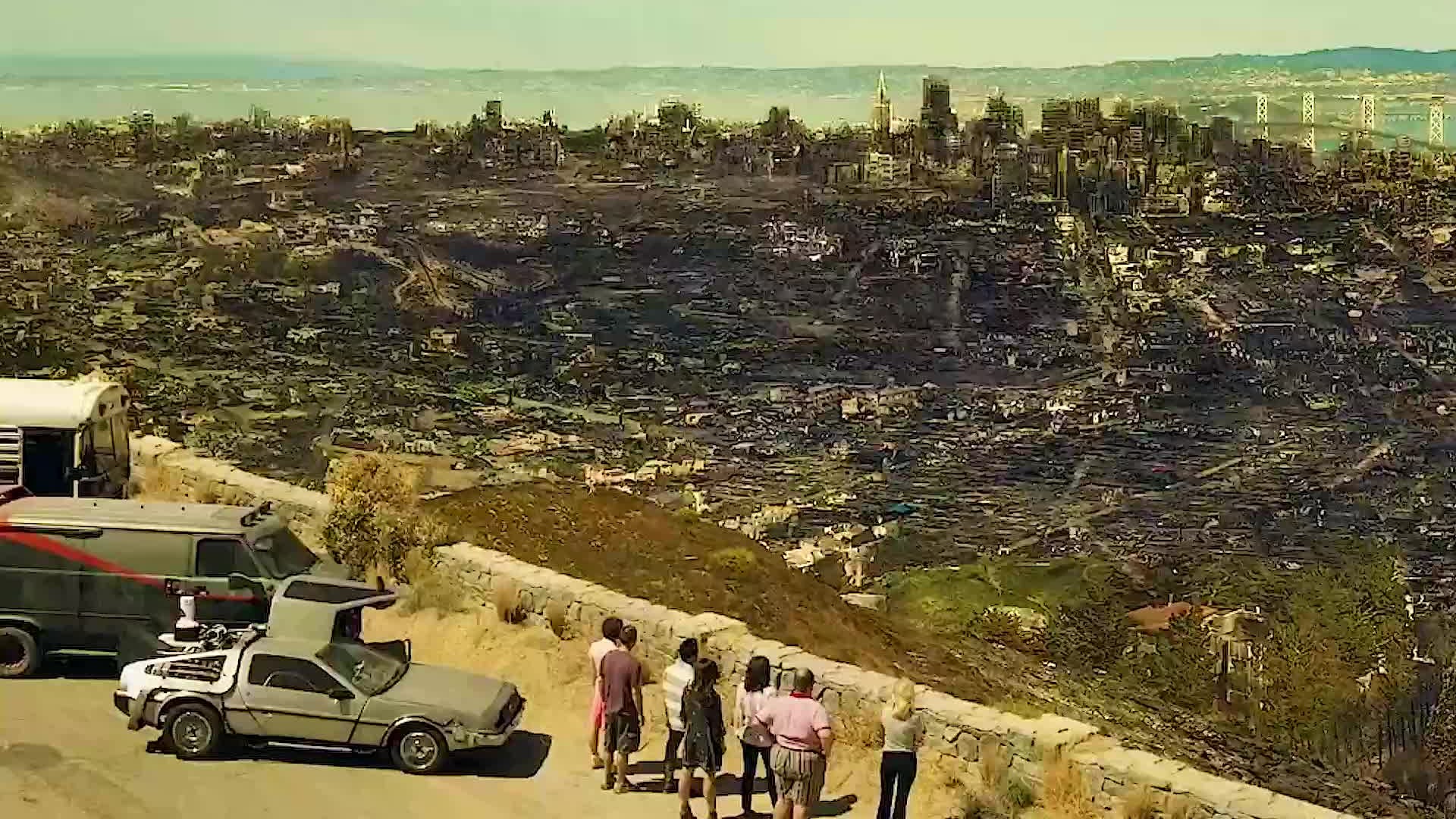 在资源匮乏的末日，竟有灯火通明的办公室！