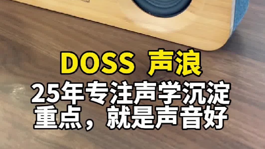 DOSS原木居家全景声蓝牙音箱推荐