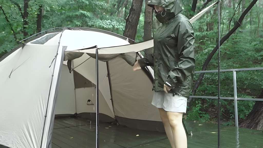 一人沉浸式帐篷雨天露营之旅（第二集）