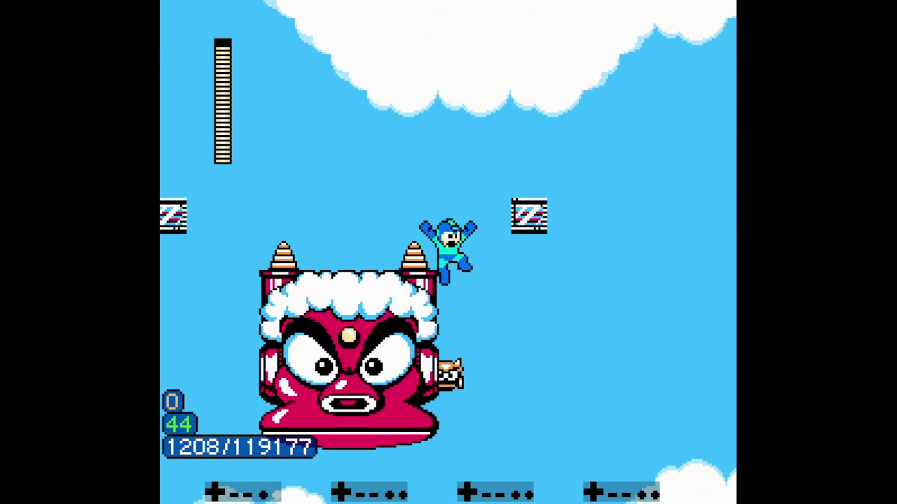 NES洛克人2 禁用bug无殒命通关 灯泡23岁生日